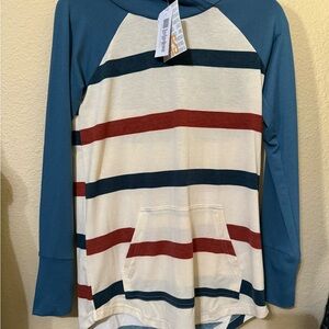 LuLaRoe Amber Americana Stripes Size XS